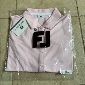 NWT FootJoy Light Pink Golf Polo